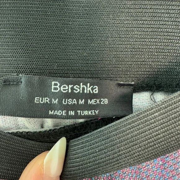 Bershka Shimmering Purple Maxi Skirt - Picture 3 of 4